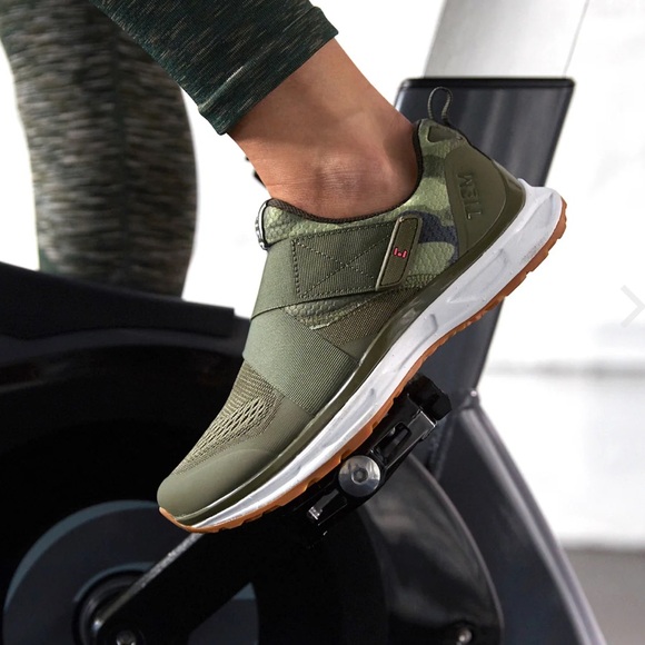 Tiem Shoes - NIB TIEM Slipstream Green Camo Cycling Shoes SPD Pedals sz 8 / 39